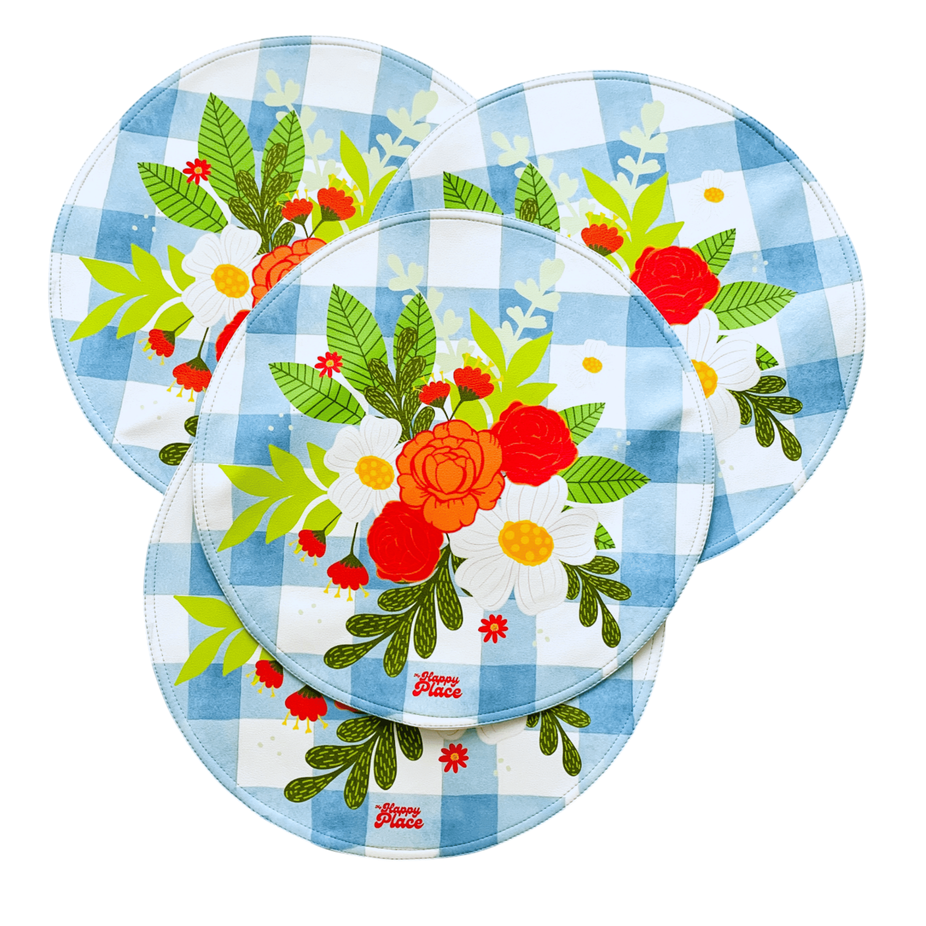 Set 4 Individuales redondos Mom