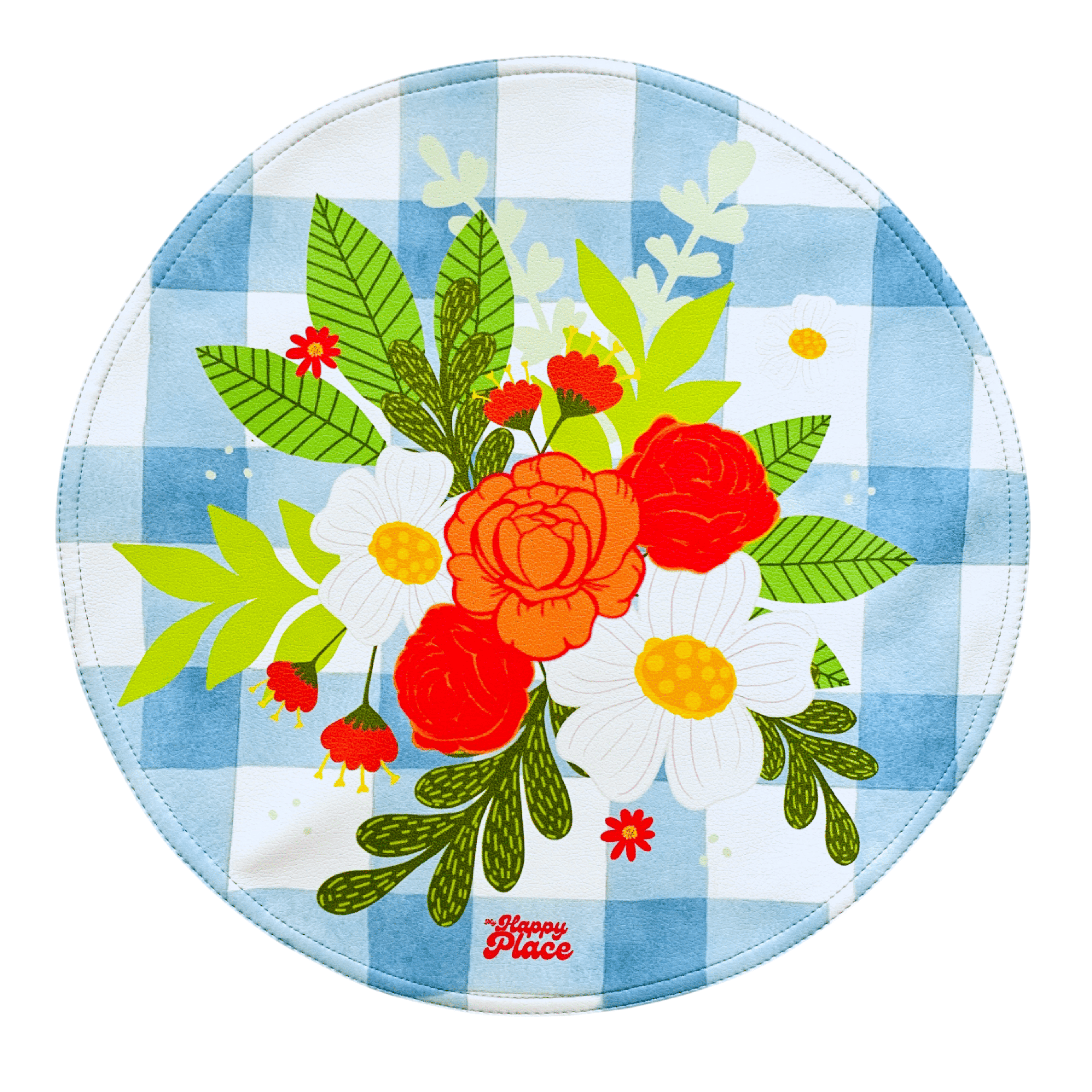 Set 4 Individuales redondos Mom