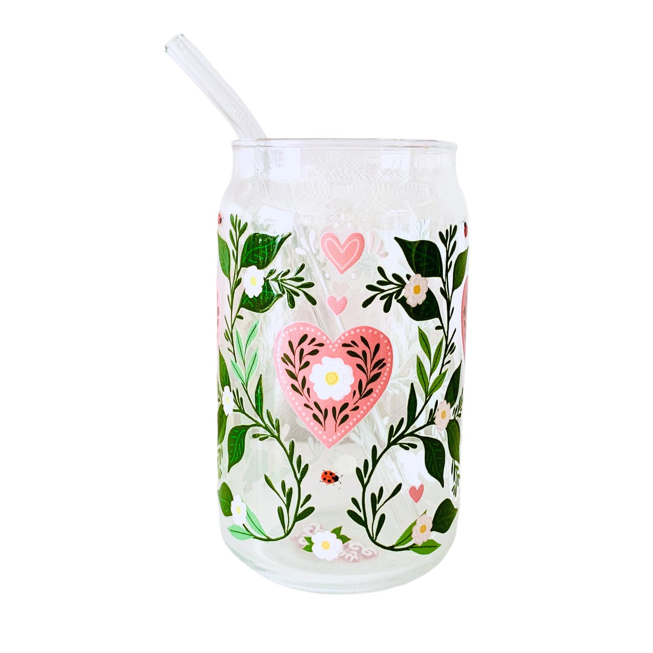 Vaso lata vidrio Love