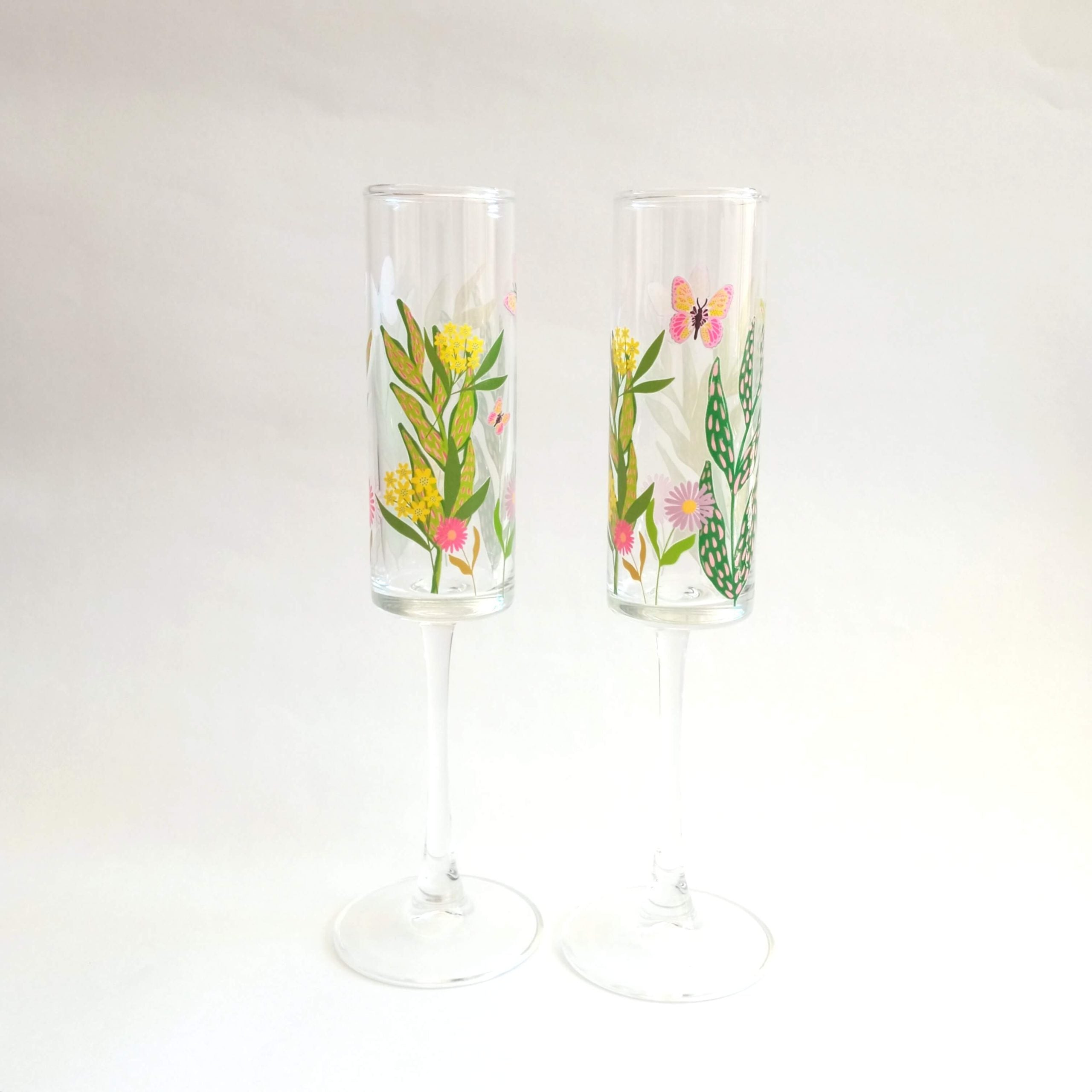 Set 2 Copa Espumante Garden