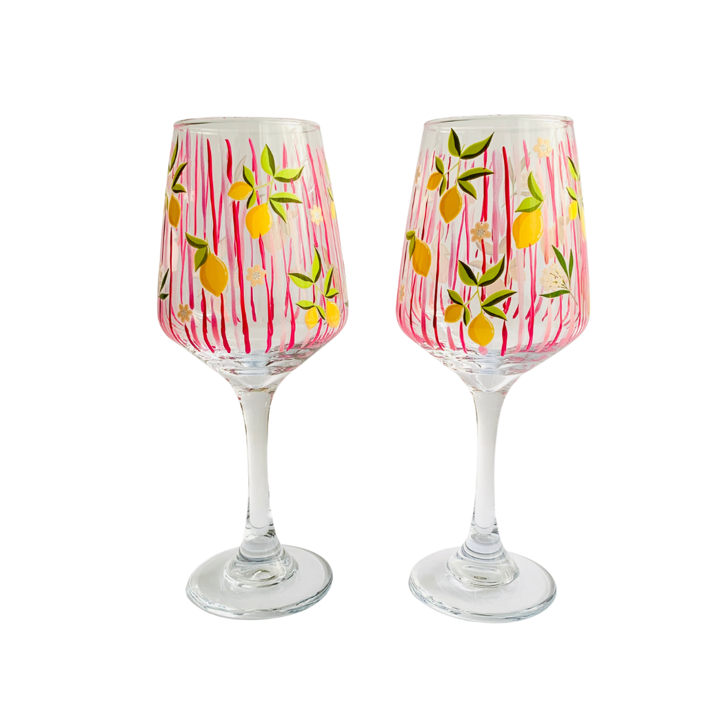 Set 2 Copa Vino Limón