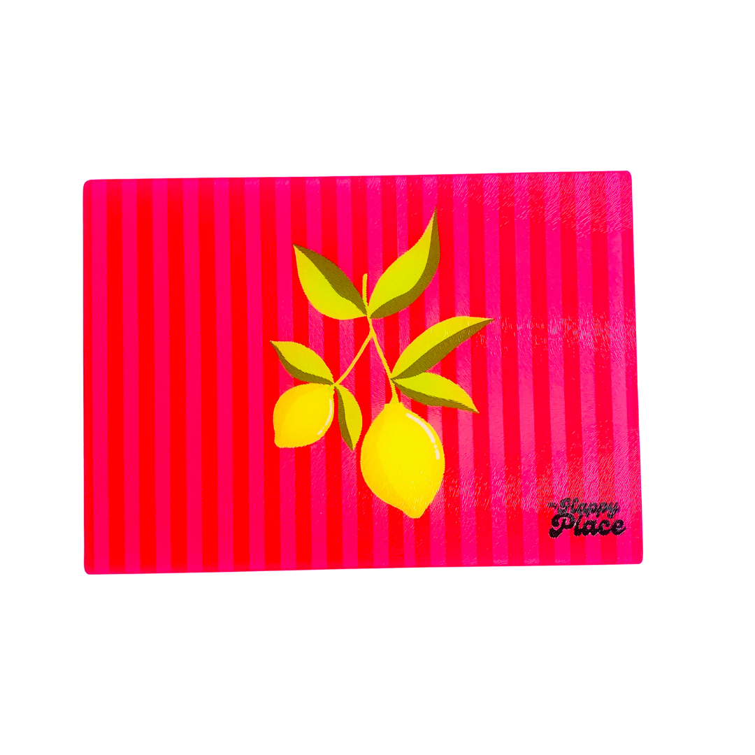 Tabla de vidrio Limón