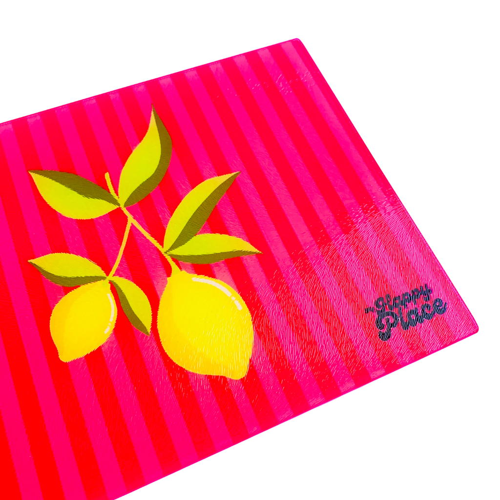 Tabla de vidrio Limón