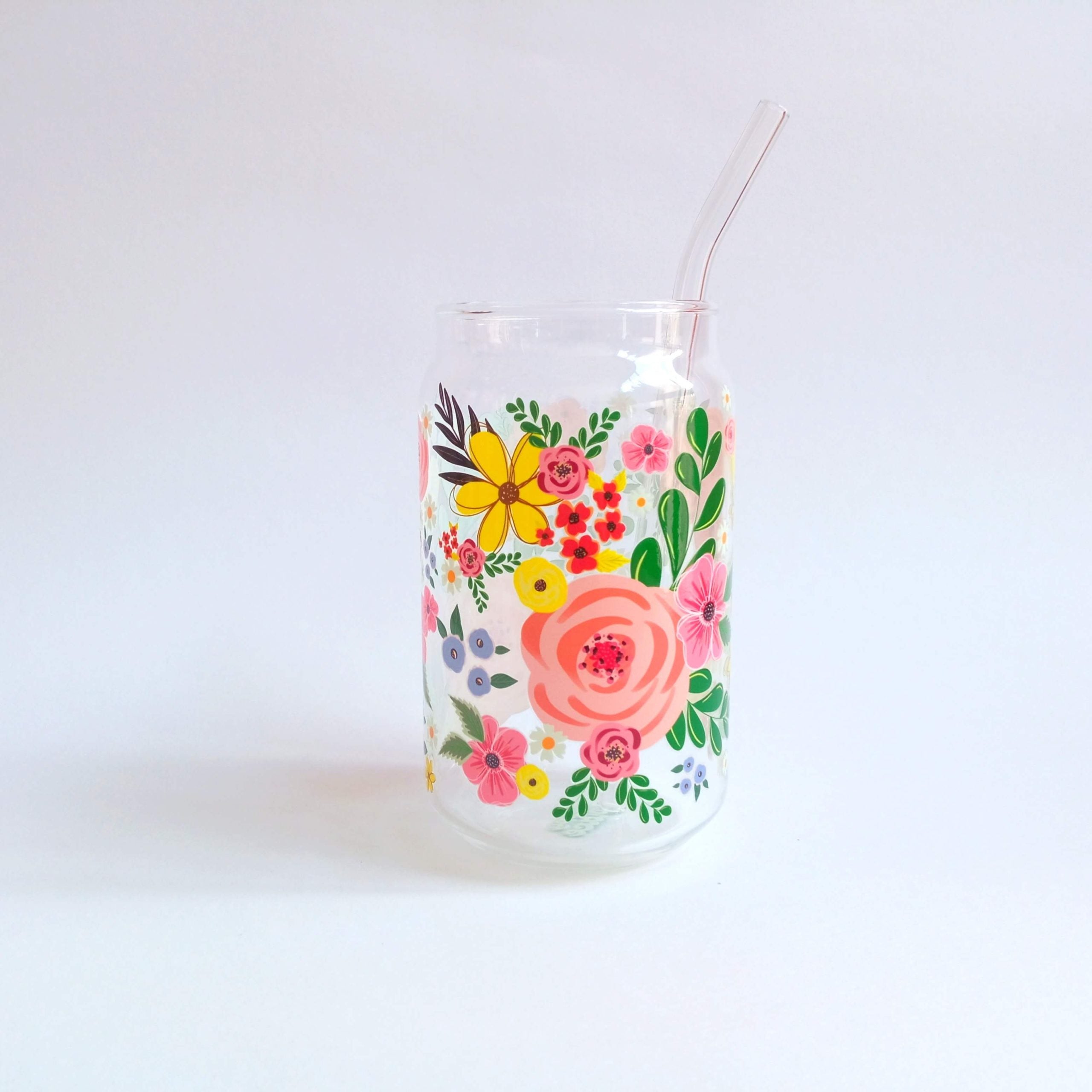 Vaso Lata Vidrio Bouquet