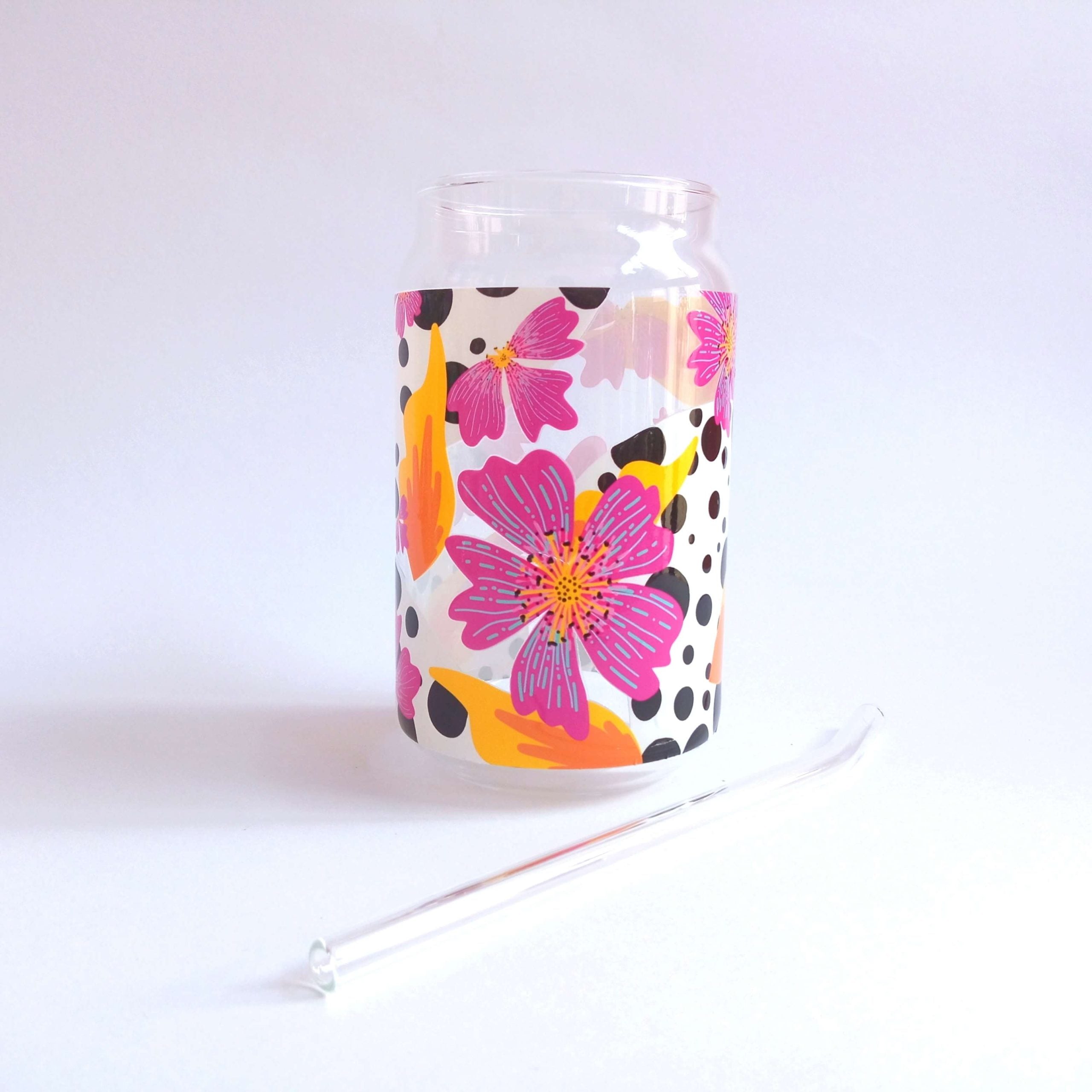 Vaso Lata Vidrio Dot