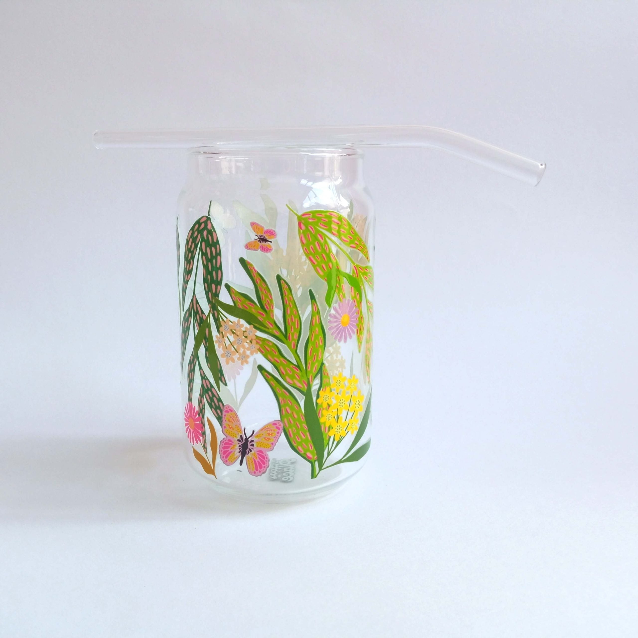 Vaso Lata Vidrio Garden