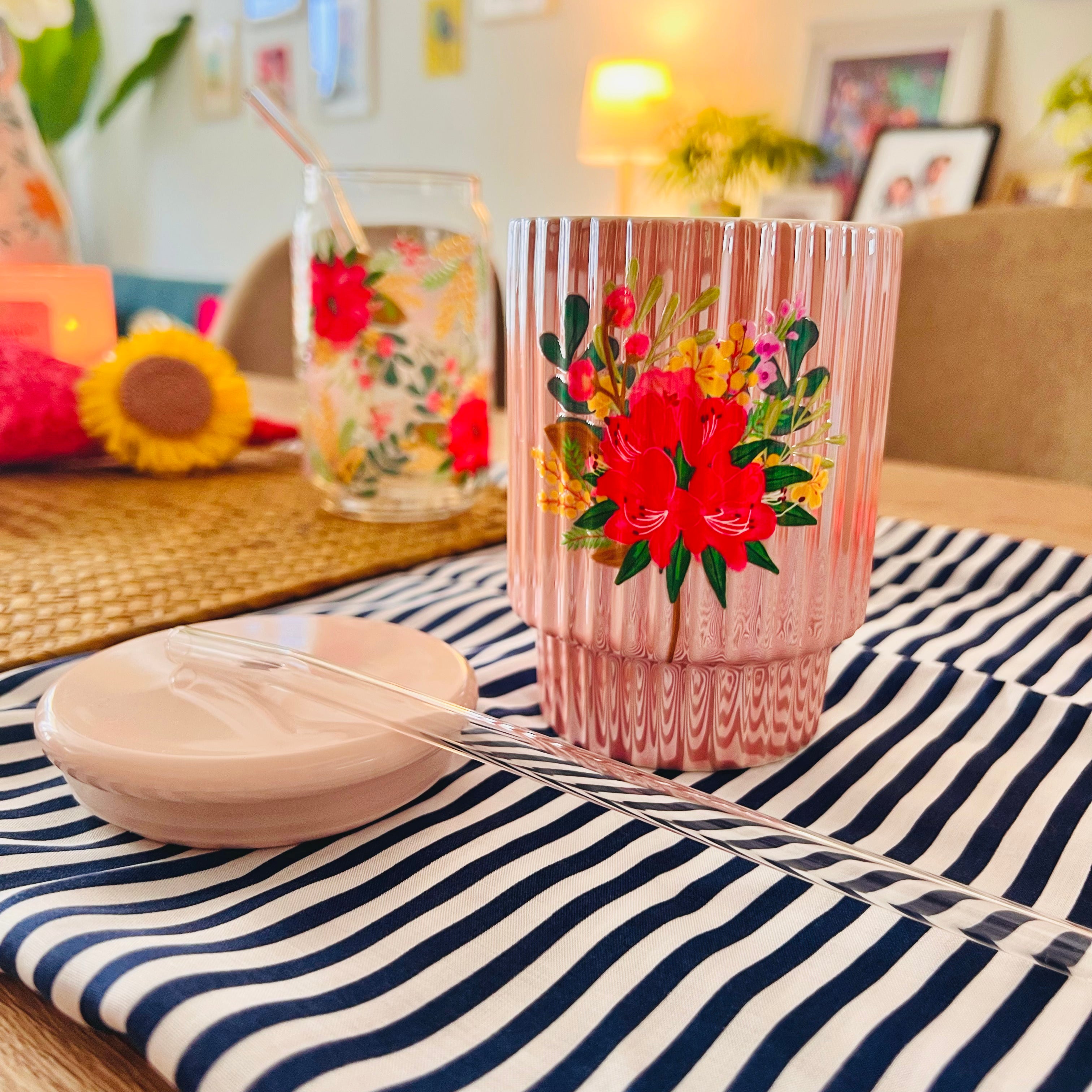 Vaso tapa Siempre vuelvo a casa