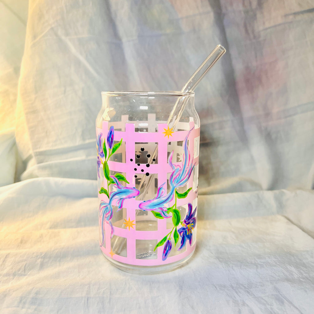 Vaso lata vidrio Donde nadan los sueños