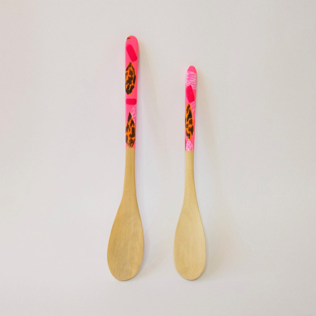 Cucharas Madera Animal Print